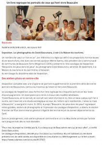 Un livre regroupe les portraits de ceux qui font vivre Beaucaire - midilibre.fr