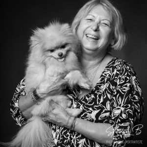Séance photo portrait propriétaire de chien