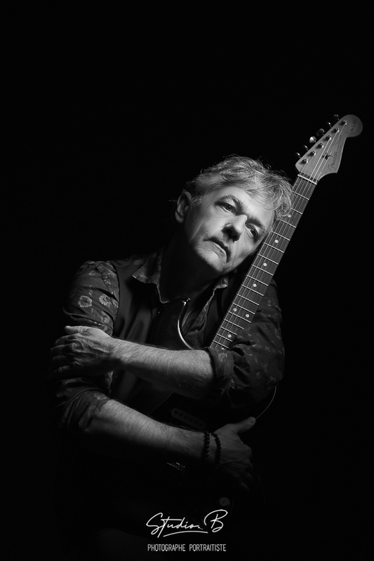 Portrait musicien guitariste compositeur pour book photo