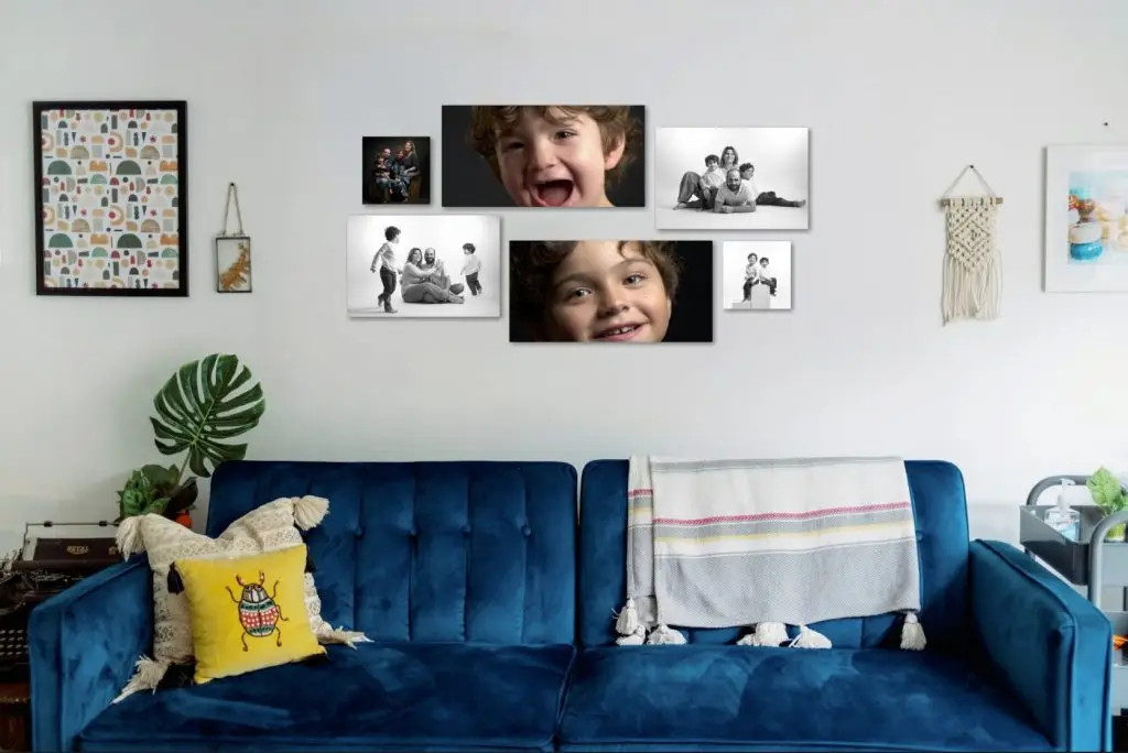 Seance photo shooting famille pour noel studio photographe beaucaire