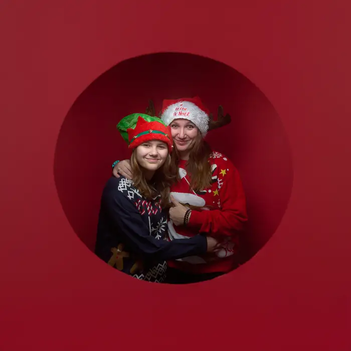 seance photo shooting noel en famille original créatif