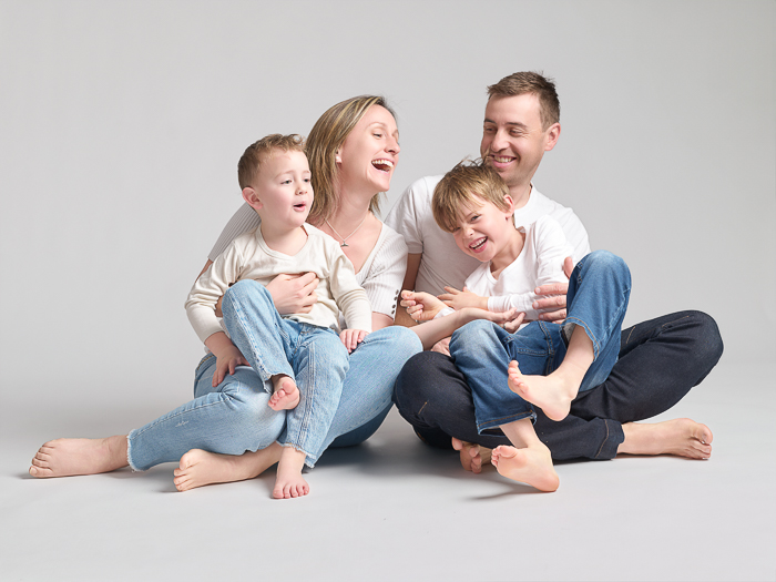 Séance photo famille, rires, emotions,