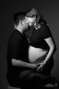 Séance photo grossesse au Studio B