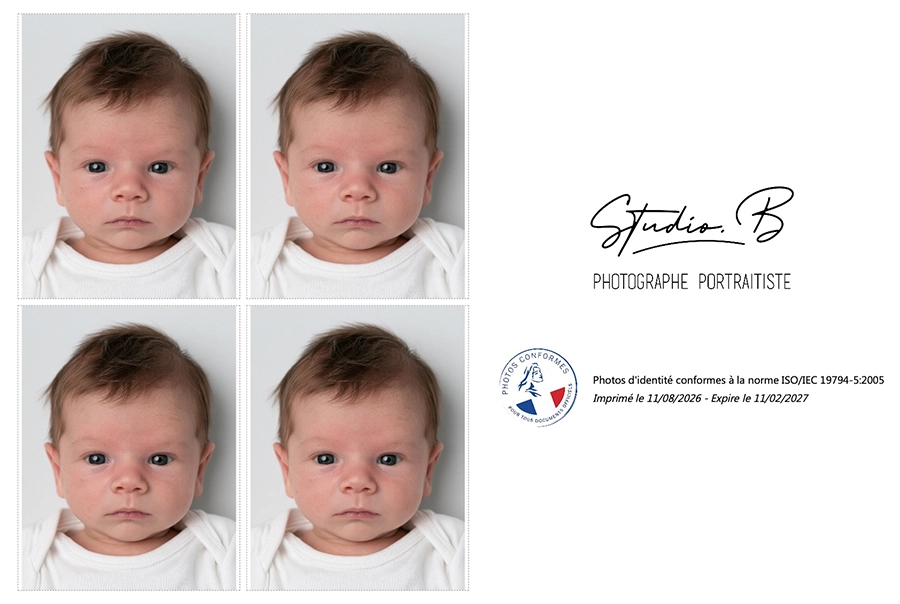 Photo d'Identité Bébé Sécurisée à Beaucaire